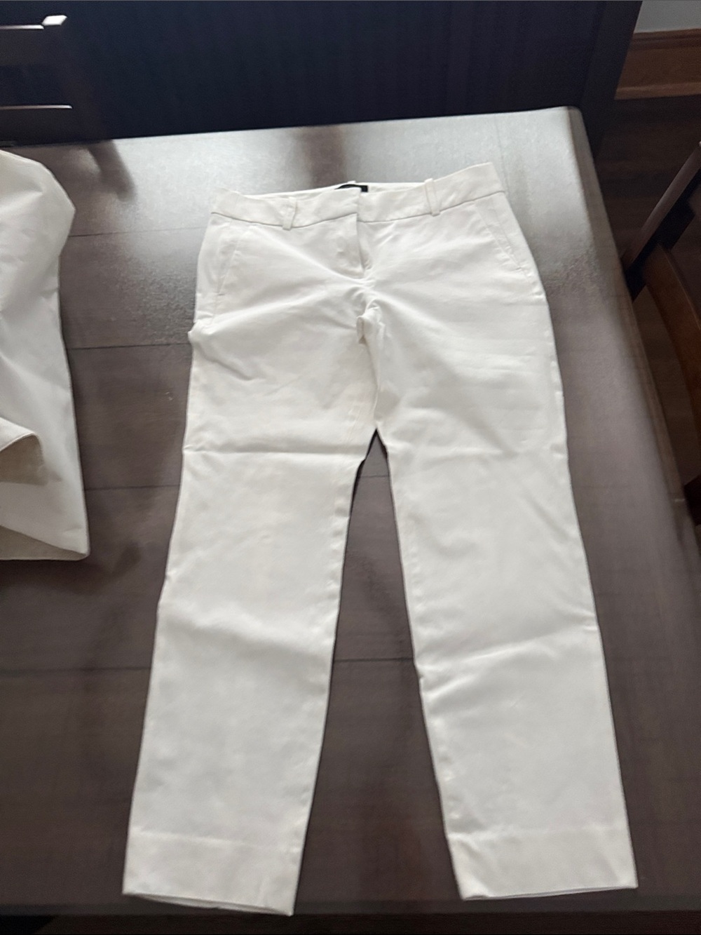 J. Crew Women's White Ankle Crop Pants